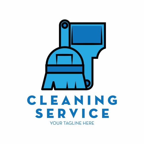 创意矢量清洁服务主题标志设计图片id: 496401